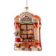 Ornament Magazin Jucarii, rosu/auriu, 15.5 cm - SIMONA'S COOKSHOP